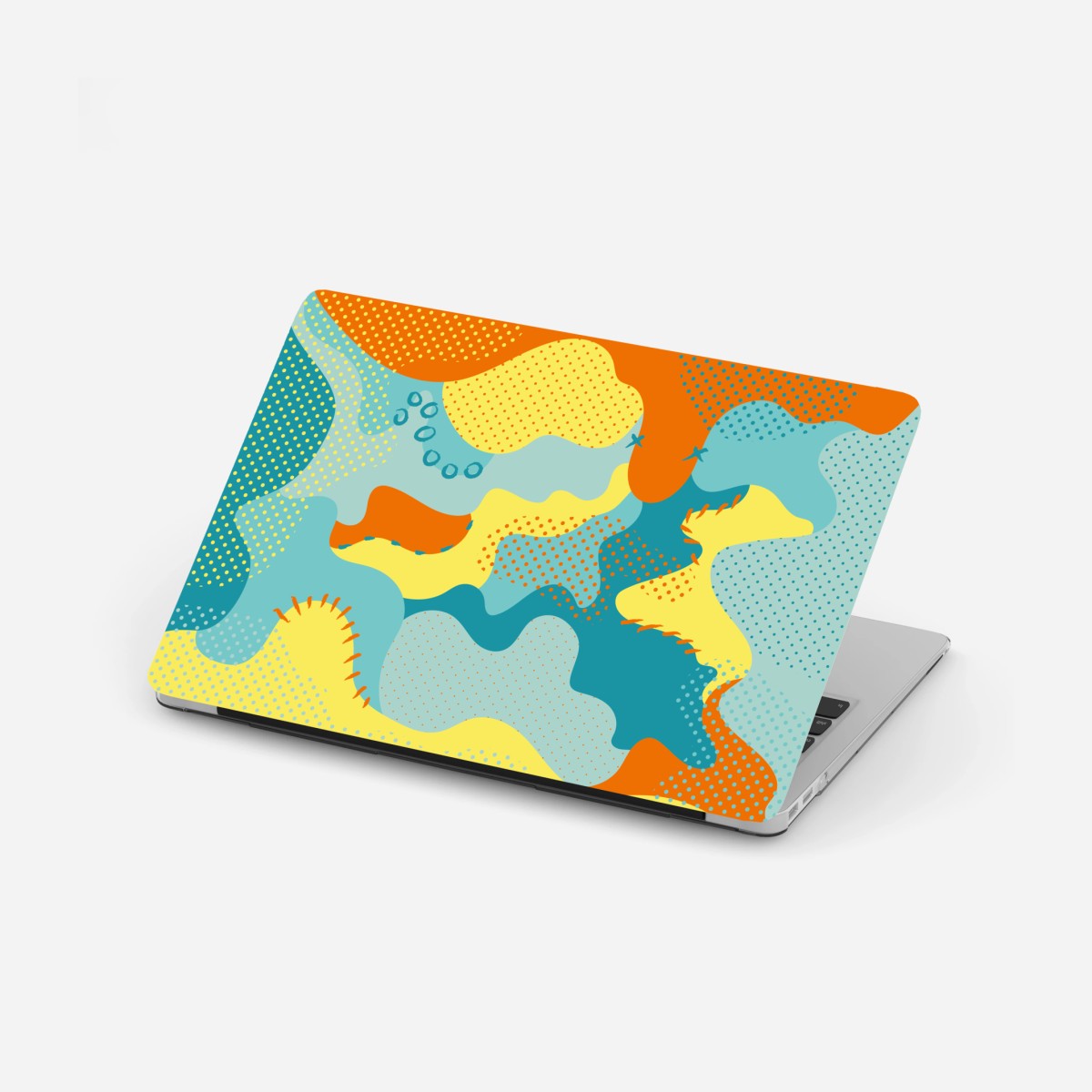 Naklejka na laptopa żywy abstrakcyjny motyw pop-art – Wallissimo®