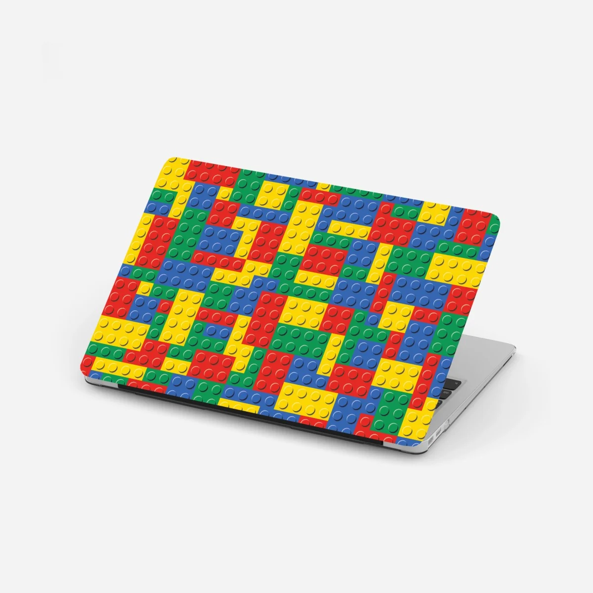 Naklejka na laptopa kolorowy wzór klocków konstrukcyjnych – Wallissimo®