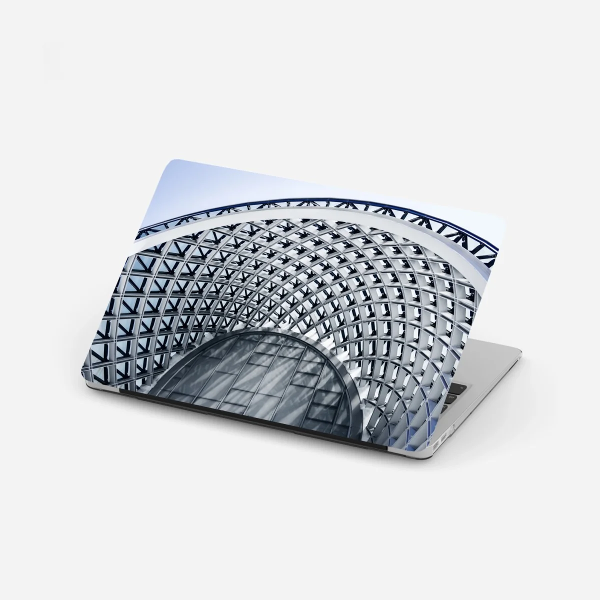 Naklejka na laptopa geometryczny łuk nowoczesnej architektury – Wallissimo®