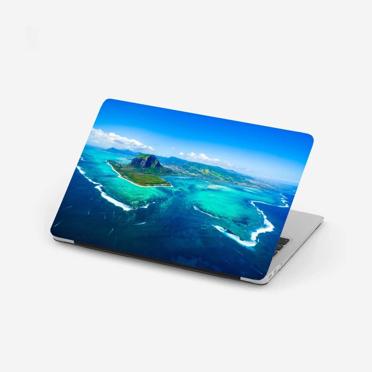 Naklejka na laptopa panorama Le Morne nad laguną Mauritiusa – Wallissimo® Naklejka na laptopa panorama Le Morne nad laguną Mauritiusa – Wallissimo®