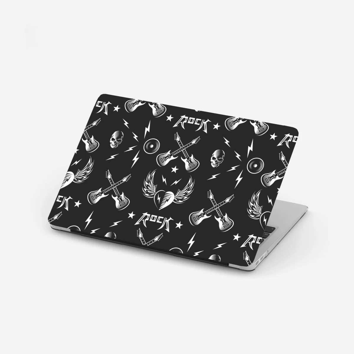 Naklejka na laptopa bezszwowy wzór rockowych ikon – Wallissimo® Naklejka na laptopa bezszwowy wzór rockowych ikon – Wallissimo®