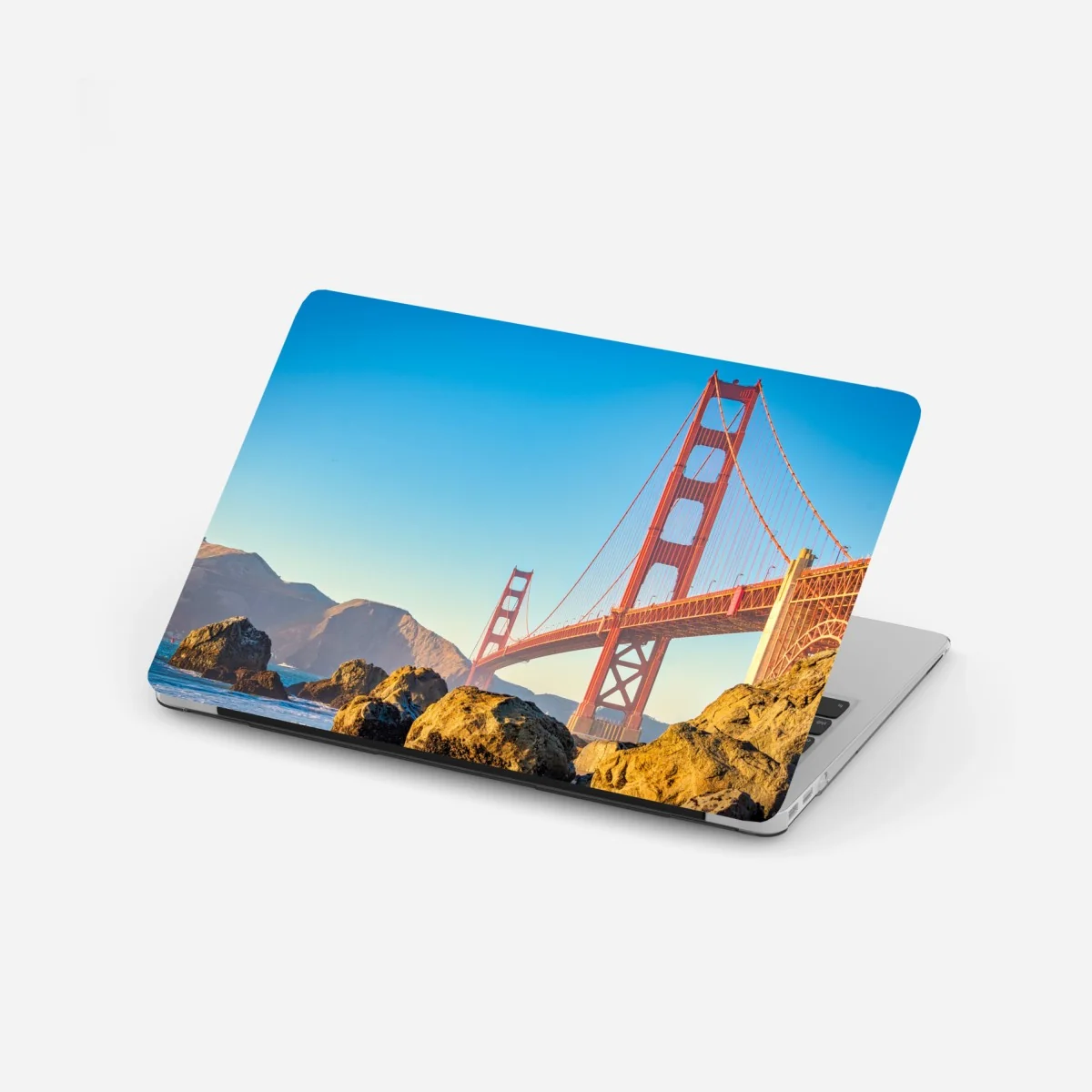 Naklejka na laptopa most Golden Gate nad zatoką San Francisco – Wallissimo® Naklejka na laptopa most Golden Gate nad zatoką San Francisco – Wallissimo®