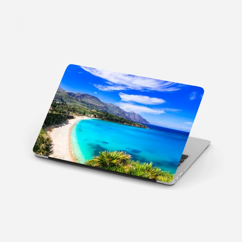 Naklejka na laptopa słoneczne klify na plaży Navagio, Zakynthos – Wallissimo®