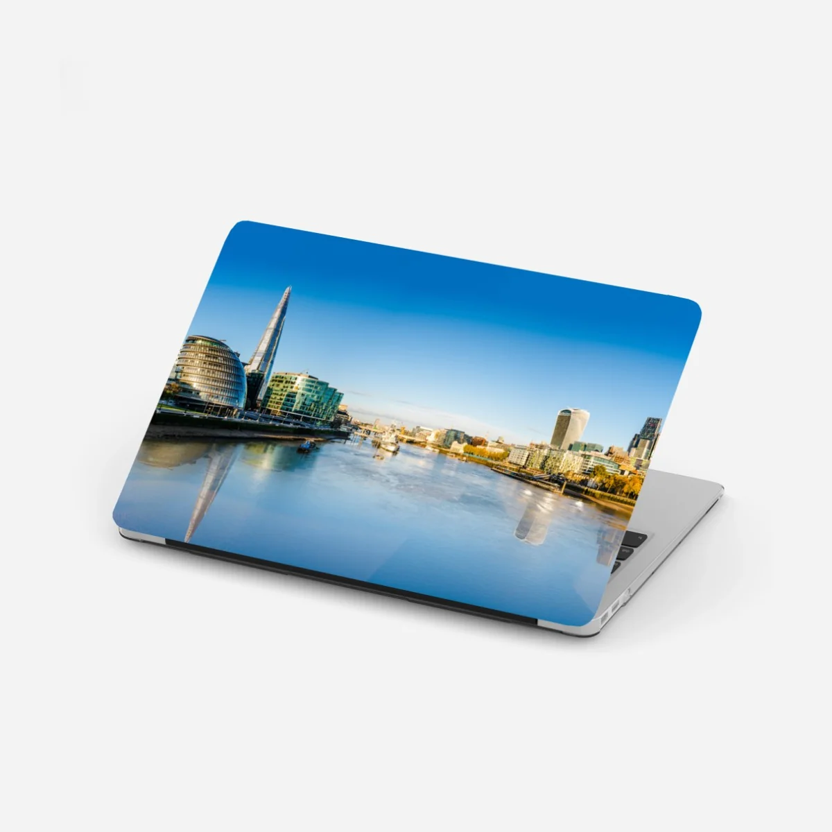 Naklejka na laptopa Londyn panoramiczny widok nad Tamizą – Wallissimo® Naklejka na laptopa Londyn panoramiczny widok nad Tamizą – Wallissimo®