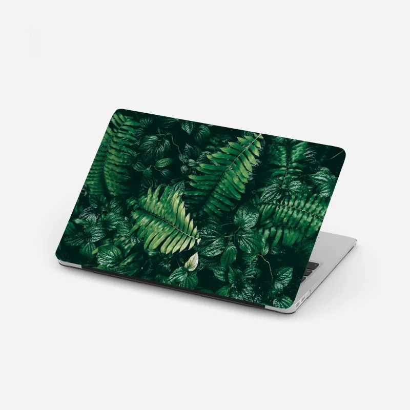 Naklejka na laptopa spokojne jezioro alpejskie z wyspą i górami – Wallissimo®