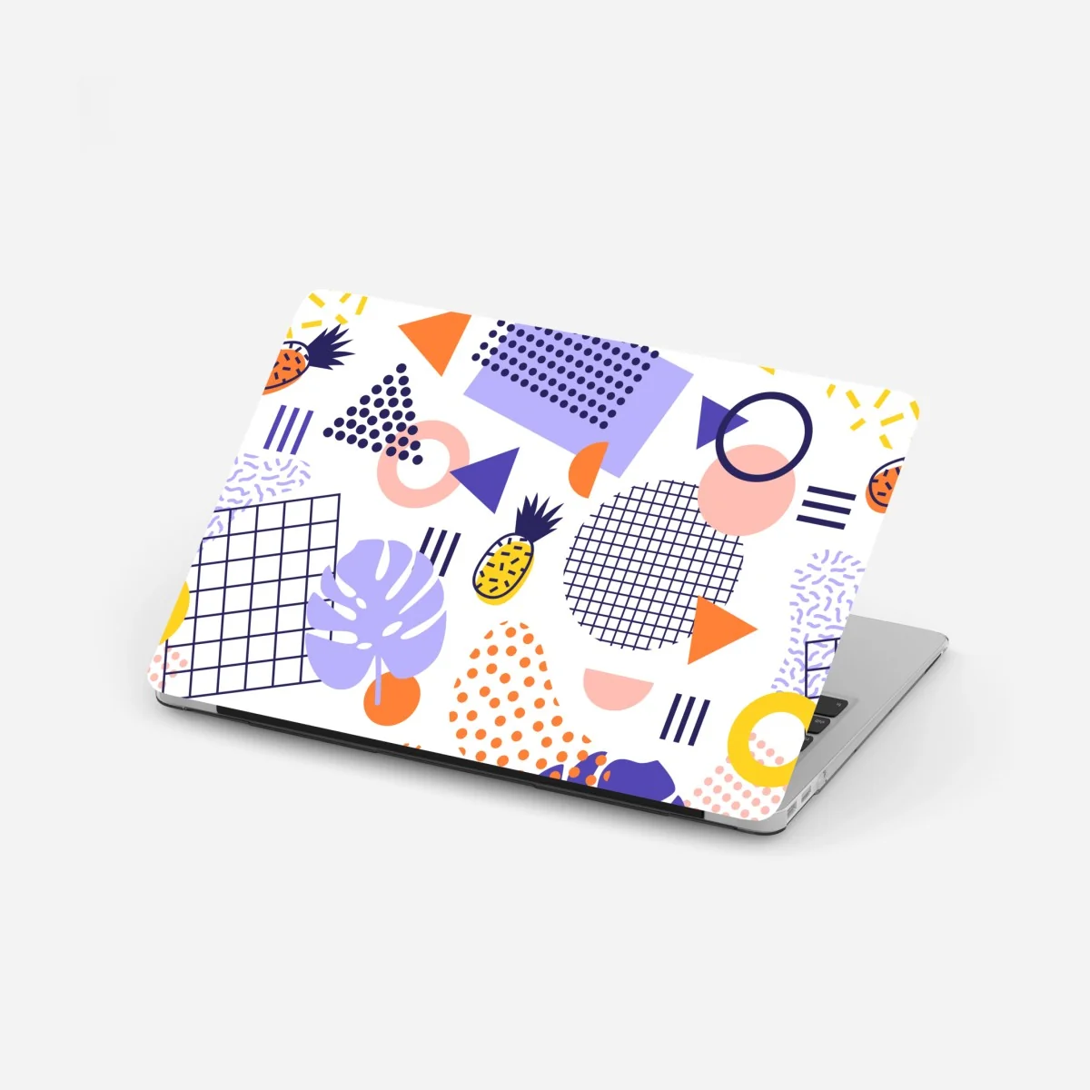 Naklejka na laptopa zabawny tropikalny wzór geometryczny – Wallissimo® Naklejka na laptopa zabawny tropikalny wzór geometryczny – Wallissimo®