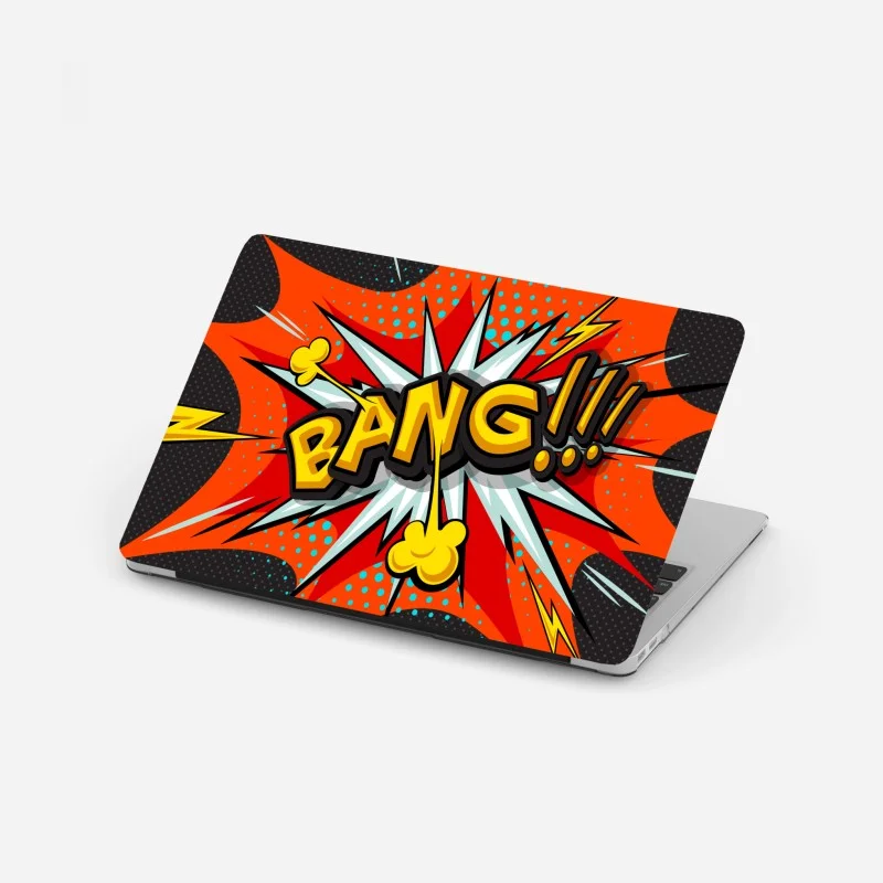 Naklejka na laptopa komiksowa eksplozja pop art
