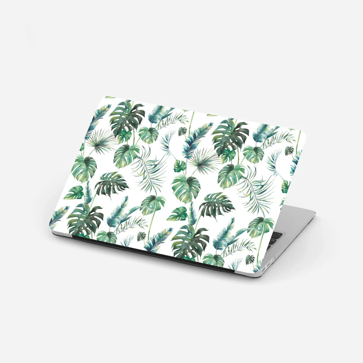 Naklejka na laptopa akwarelowy wzór tropikalnych liści – Wallissimo® Naklejka na laptopa akwarelowy wzór tropikalnych liści – Wallissimo®