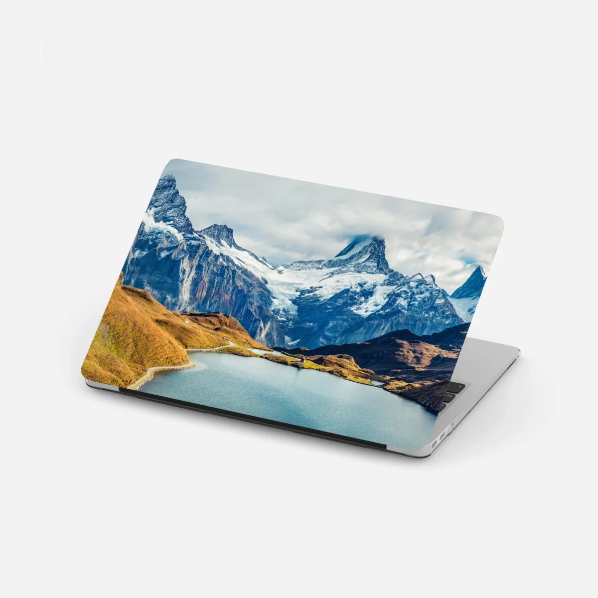 Naklejka na laptopa poranek nad jeziorem Bachalp, Alpy Szwajcarskie – Wallissimo® Naklejka na laptopa poranek nad jeziorem Bachalp, Alpy Szwajcarskie – Wallissimo®