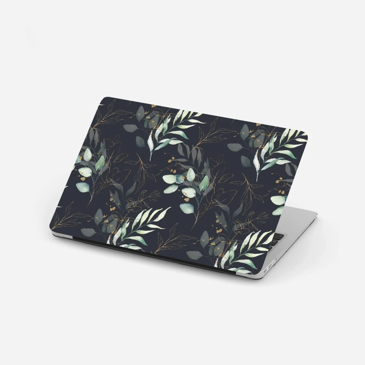 Naklejka na laptopa akwarelowe liście eukaliptusa na ciemnym tle – Wallissimo® Naklejka na laptopa akwarelowe liście eukaliptusa na ciemnym tle – Wallissimo®