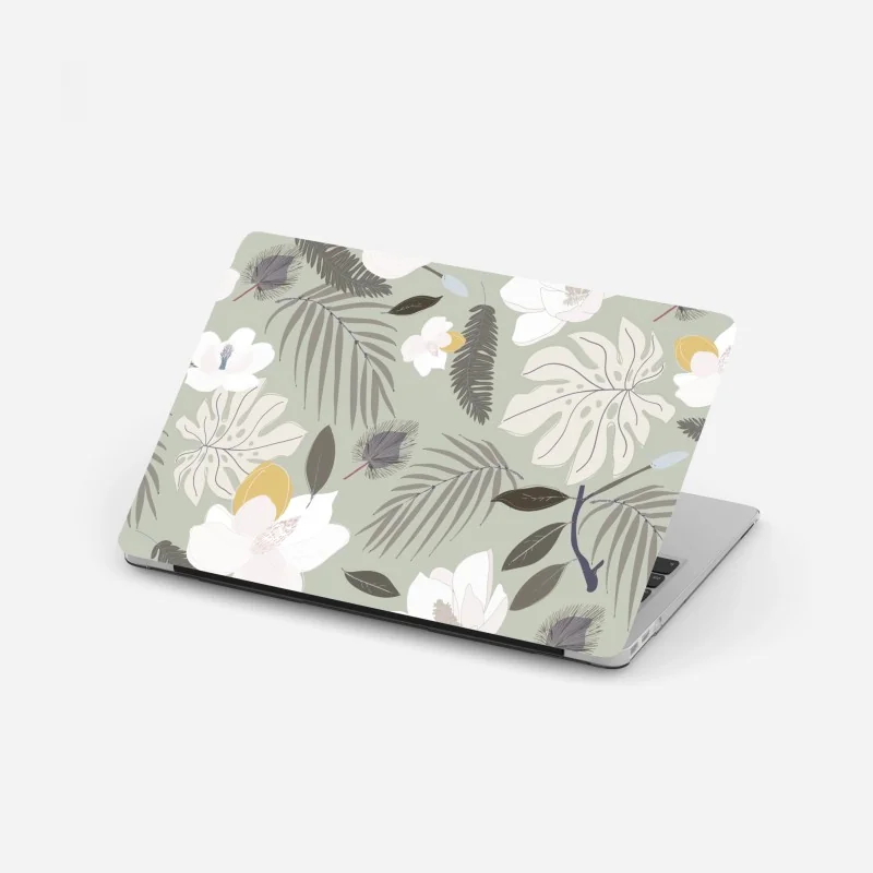 Naklejka na laptopa słoneczna droga przez wiejską łąkę o świcie – Wallissimo®