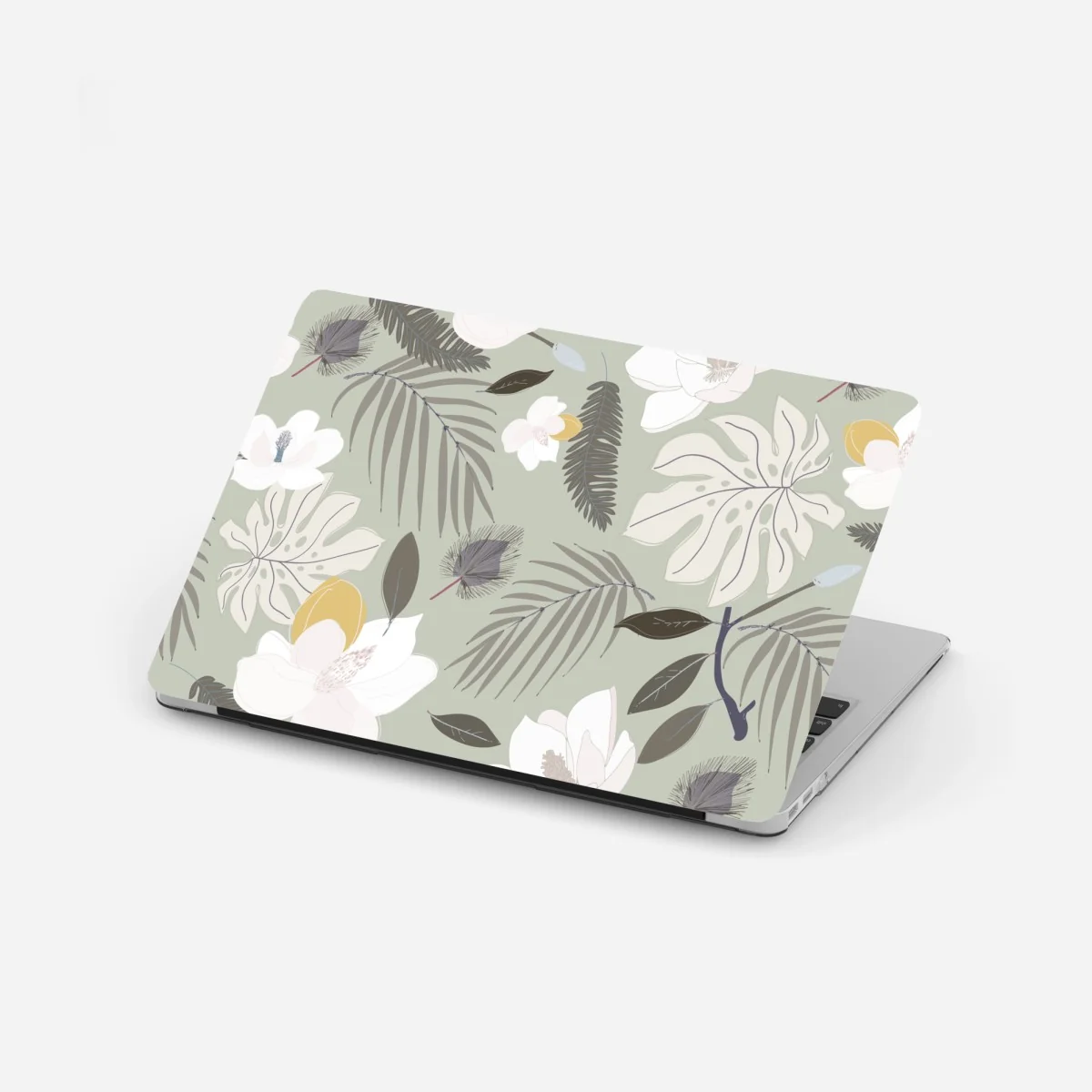 Naklejka na laptopa delikatny pastelowy wzór botaniczny – Wallissimo® Naklejka na laptopa delikatny pastelowy wzór botaniczny – Wallissimo®