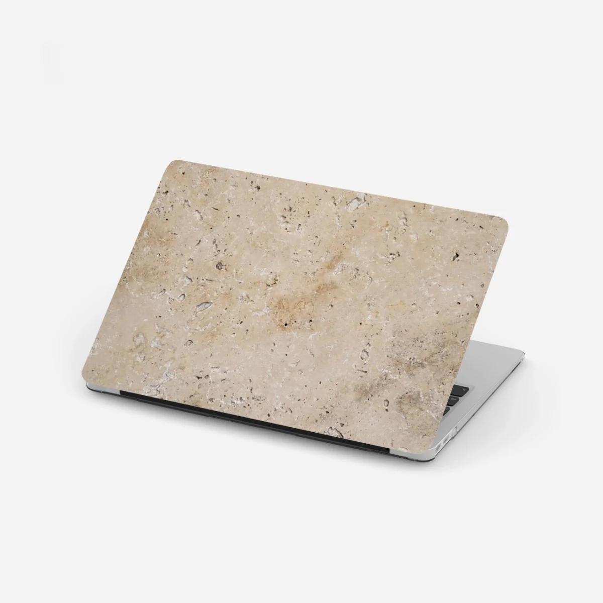 Naklejka na laptopa beżowa tekstura kamienia travertynu – Wallissimo® Naklejka na laptopa beżowa tekstura kamienia travertynu – Wallissimo®