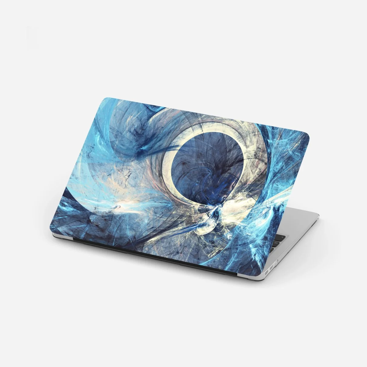 Naklejka na laptopa niebieski fraktalowy wir – Wallissimo® Naklejka na laptopa niebieski fraktalowy wir – Wallissimo®