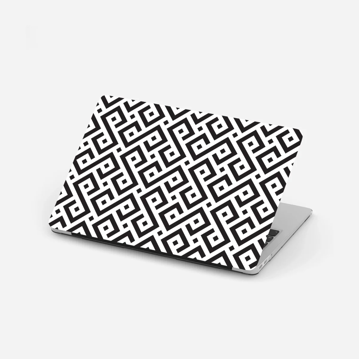 Naklejka na laptopa ponadczasowy czarno-biały geometryczny wzór – Wallissimo® Naklejka na laptopa ponadczasowy czarno-biały geometryczny wzór – Wallissimo®