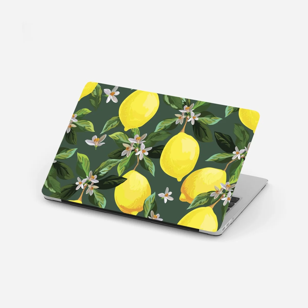 Naklejka na laptopa botaniczny wzór z cytrynami – Wallissimo® Naklejka na laptopa botaniczny wzór z cytrynami – Wallissimo®