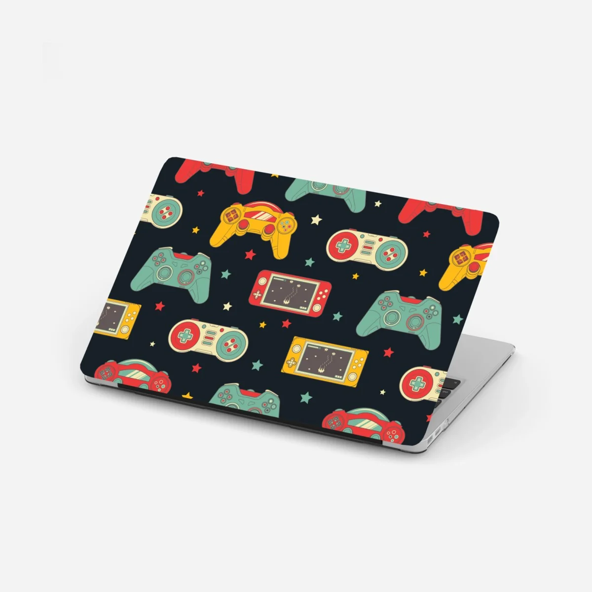 Naklejka na laptopa wzór retro padów do gier – Wallissimo® Naklejka na laptopa wzór retro padów do gier – Wallissimo®