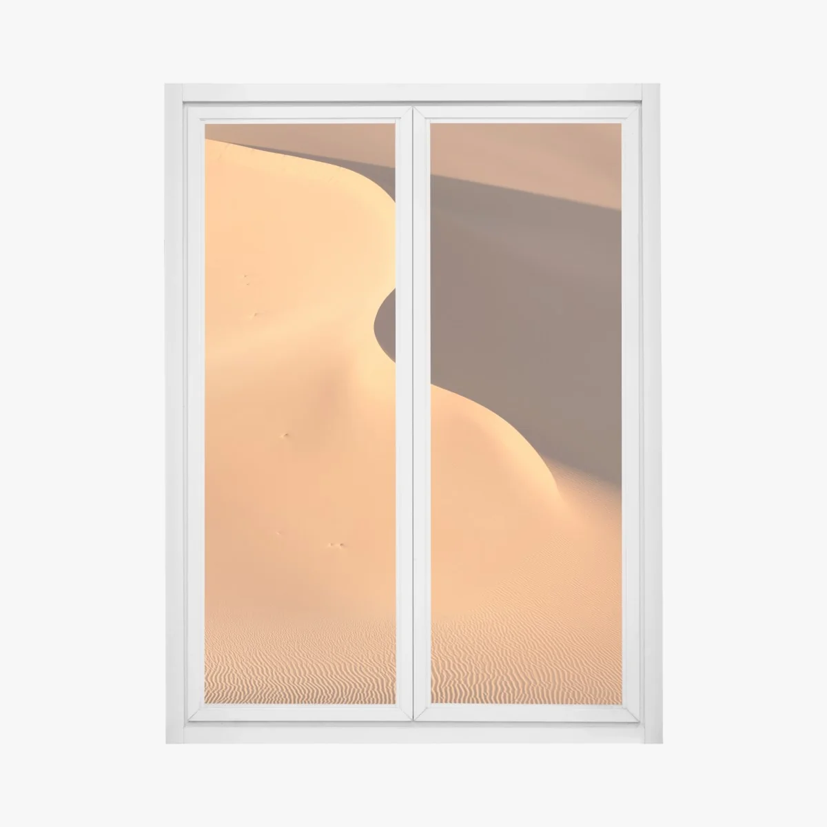 Naklejka na okno złote krzywizny wydmy – Wallissimo® Naklejka na okno złote krzywizny wydmy – Wallissimo®