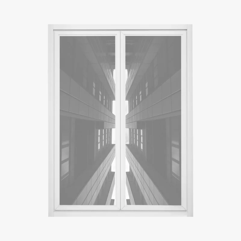 Naklejka na okno elegancki czarny kot w cylindrze i muszce – Wallissimo®