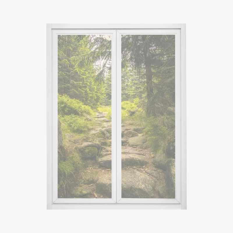 Naklejka na okno tropikalna plaża w Cap Cana – Wallissimo®