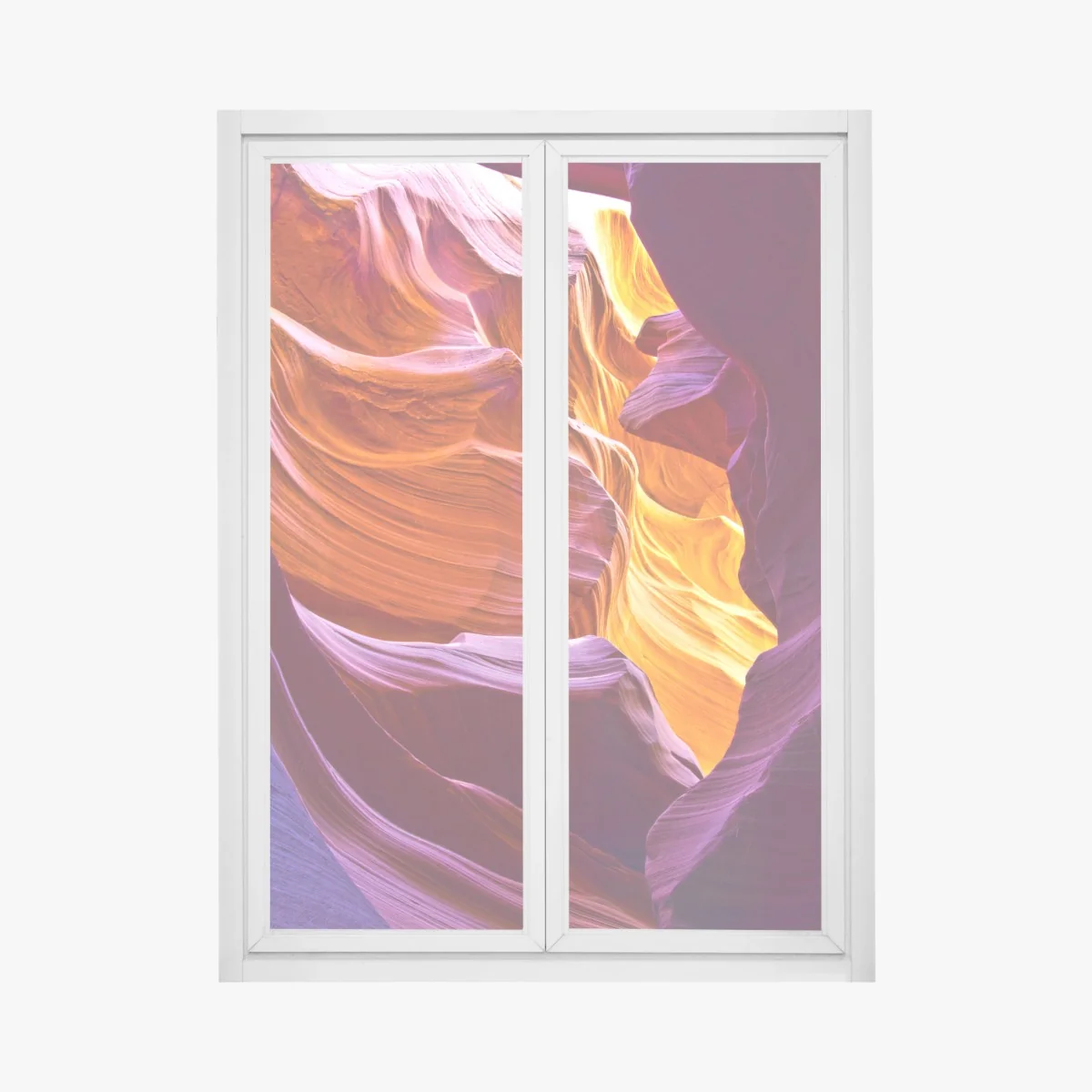Naklejka na okno słoneczny kanion piaskowcowy – Wallissimo® Naklejka na okno słoneczny kanion piaskowcowy – Wallissimo®