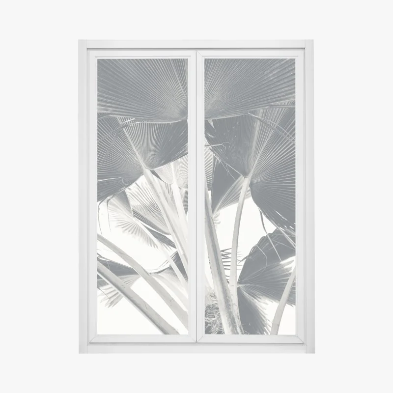 Naklejka na okno tropikalna plaża w Cap Cana – Wallissimo®