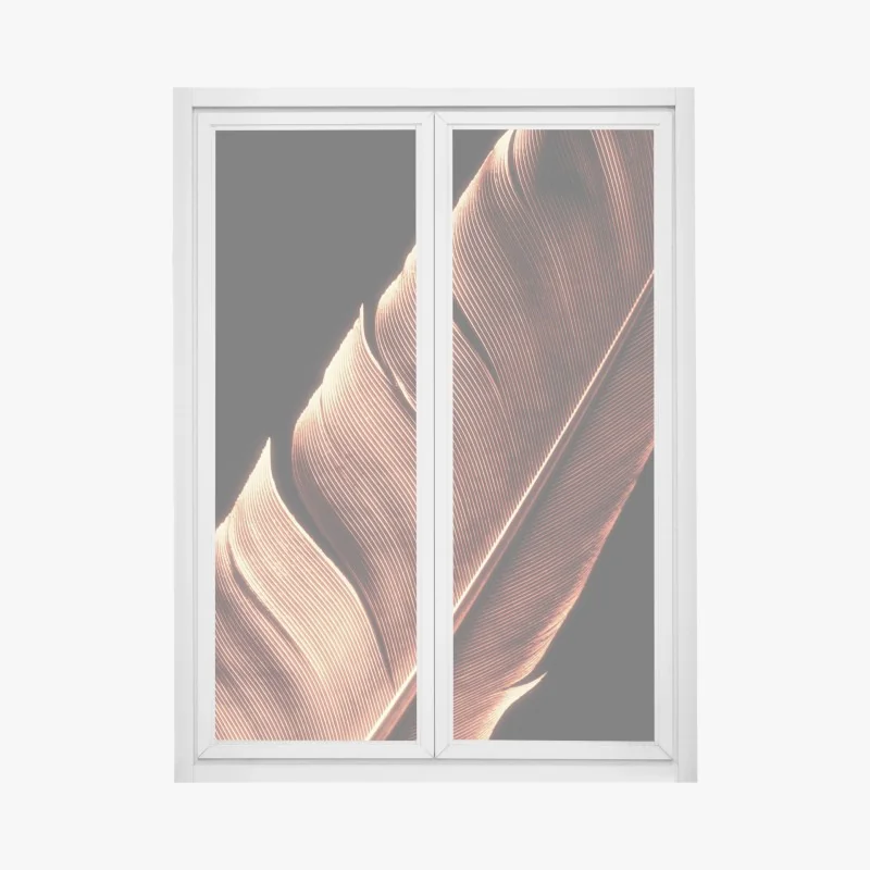 Naklejka na okno słoneczniki na czarnym tle – Wallissimo®