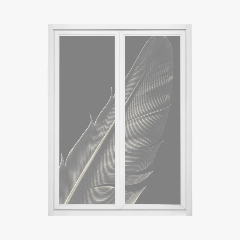 Naklejka na okno turkusowe fale nad plażą Kelingking, Nusa Penida – Wallissimo®