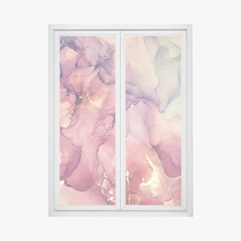 Naklejka na okno słoneczniki na czarnym tle – Wallissimo®