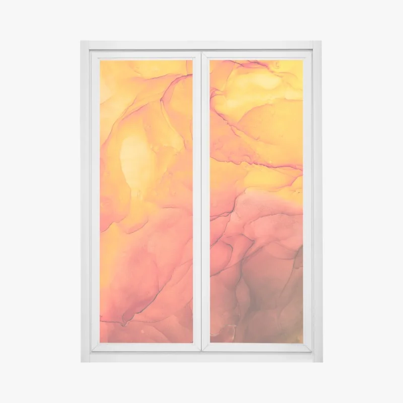 Naklejka na okno wodospad siedem sióstr nad Geirangerfjord – Wallissimo®