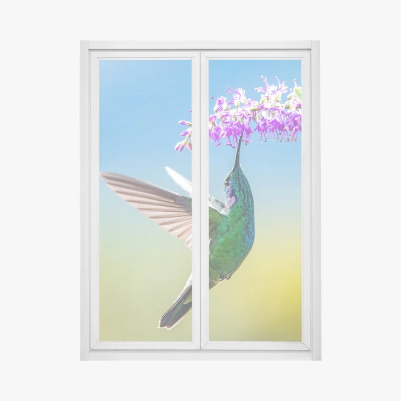 Naklejka na okno bukiet czerwonych róż – Wallissimo®