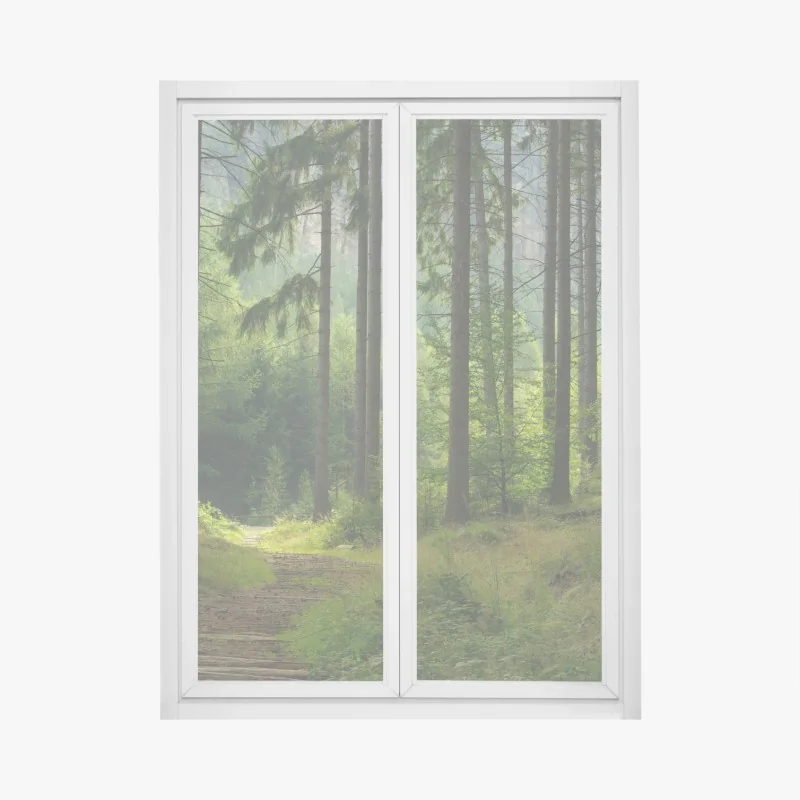 Naklejka na okno wodospad siedem sióstr nad Geirangerfjord – Wallissimo®