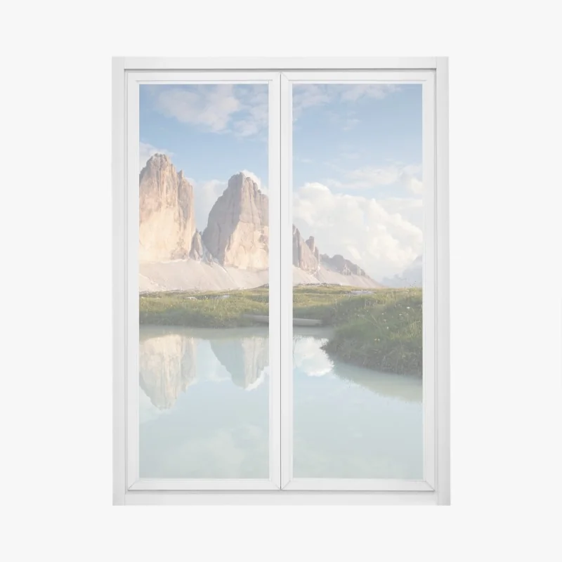 Naklejka na okno zachód słońca nad Riomaggiore, Cinque Terre – Wallissimo®