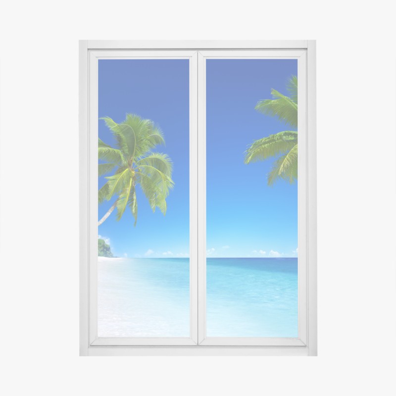 Naklejka na okno majestatyczny portret lwa w monochromie – Wallissimo®