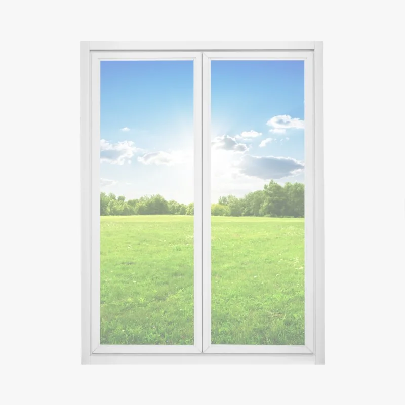 Naklejka na okno Louisville panorama miasta o zmierzchu – Wallissimo®