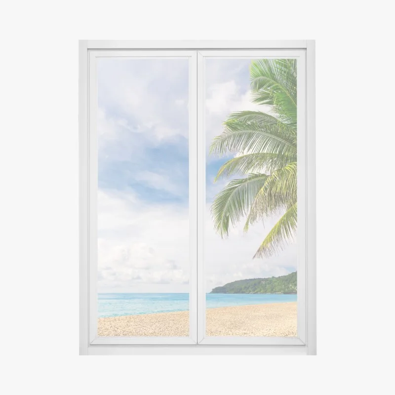 Naklejka na okno subtelna monochromatyczna faktura – Wallissimo®