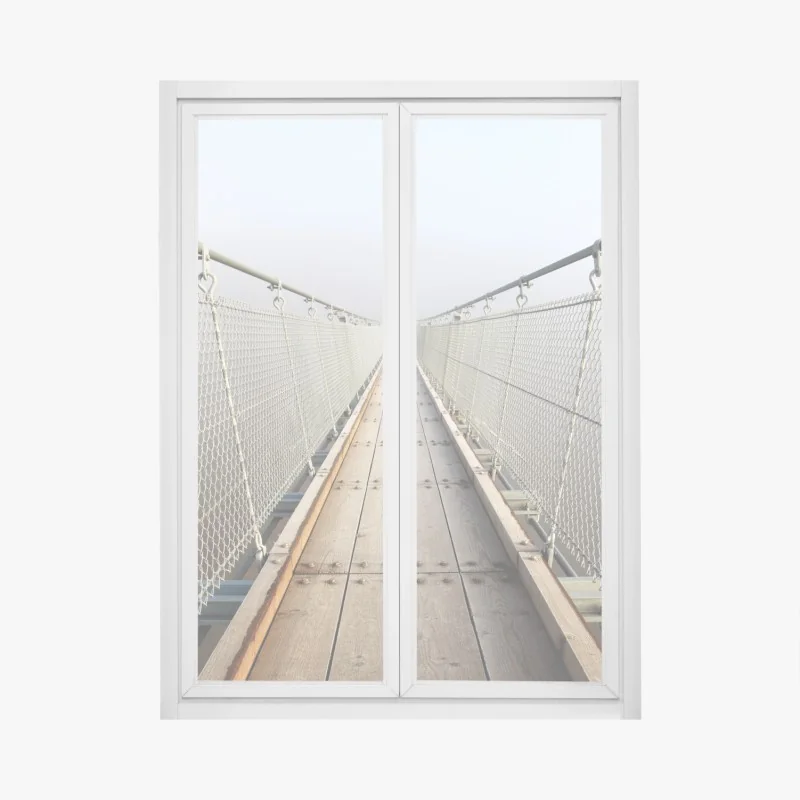 Naklejka na okno surowe klify i turkusowe morze przy Punto Teno, Teneryfa – Wallissimo®