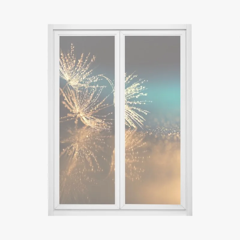 Naklejka na okno tropikalna plaża na Malediwach – Wallissimo®