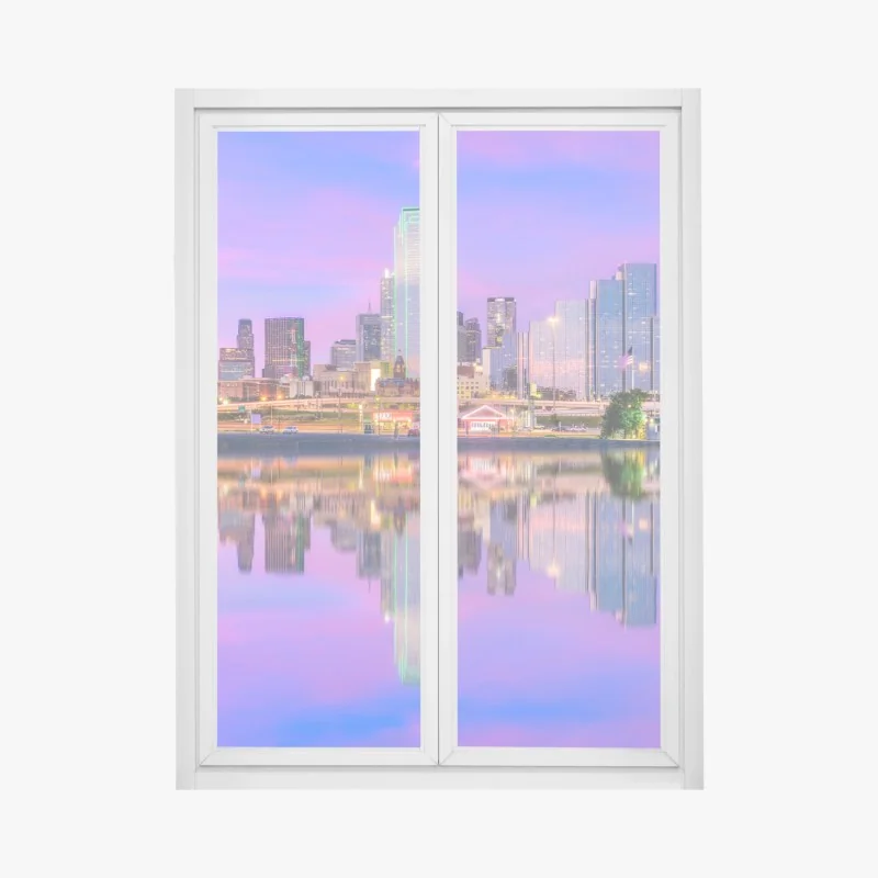 Naklejka na okno zachód słońca na plaży Mahe, Seszele – Wallissimo®