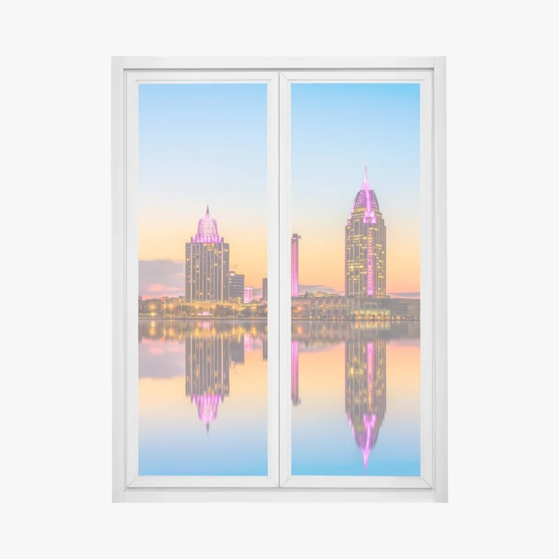 Naklejka na okno monochromatyczny marmur atramentowy abstrakcja – Wallissimo®