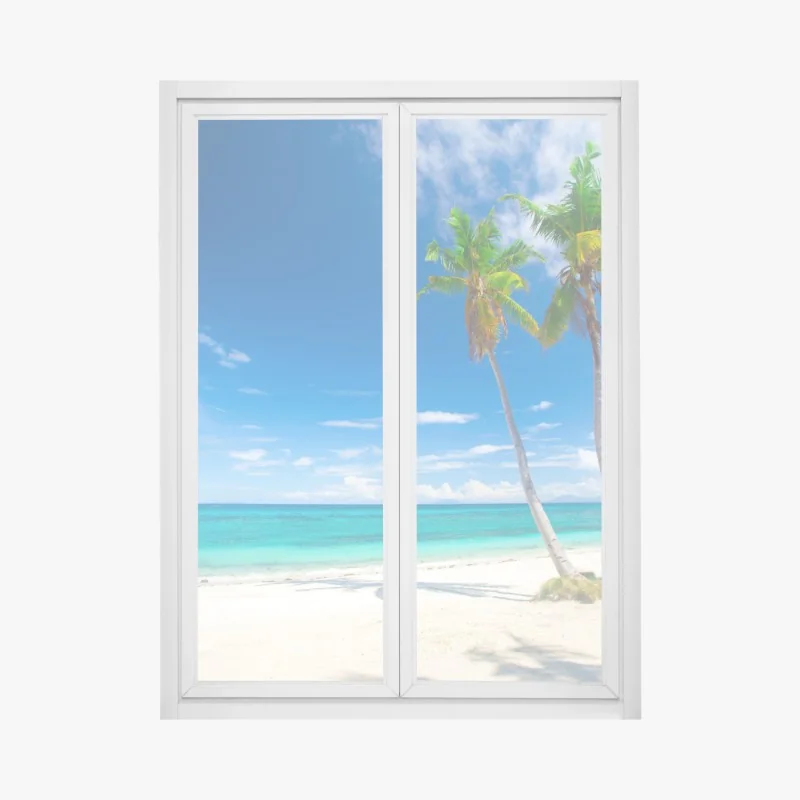 Naklejka na okno Porto barwny widok nadbrzeża – Wallissimo®