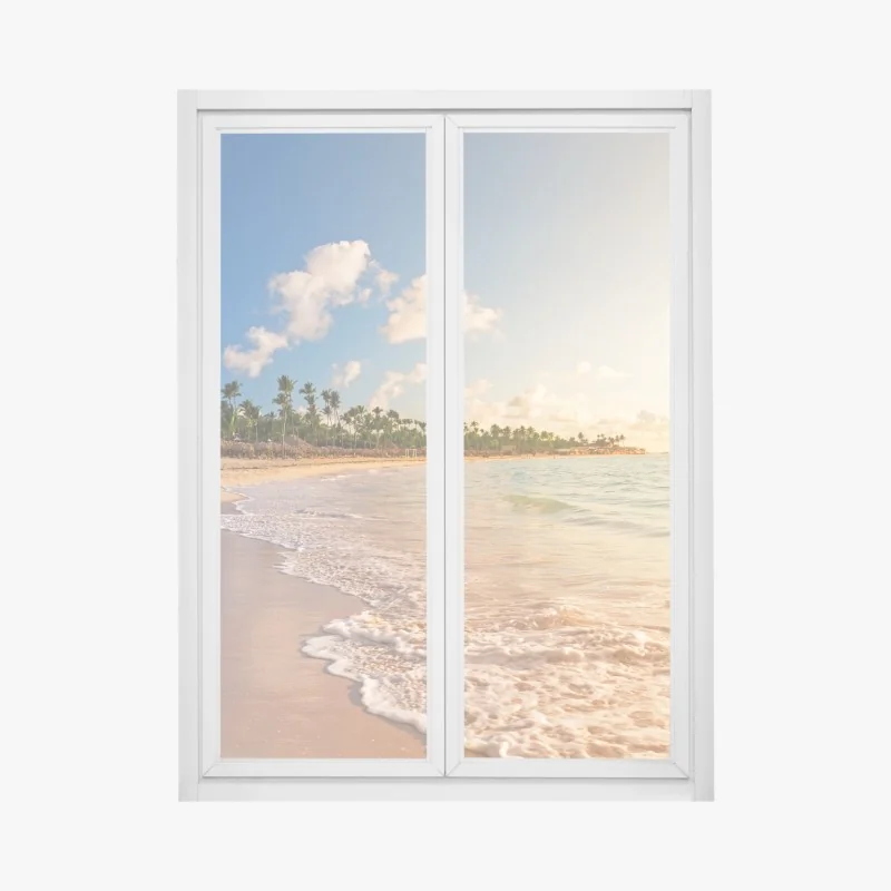 Naklejka na okno delikatne pastelowe płynne marmury ze złotymi żyłkami – Wallissimo®