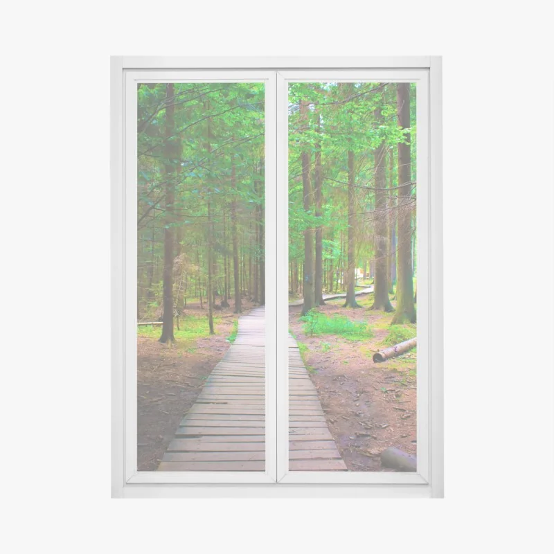 Naklejka na okno delikatne pastelowe płynne marmury ze złotymi żyłkami – Wallissimo®