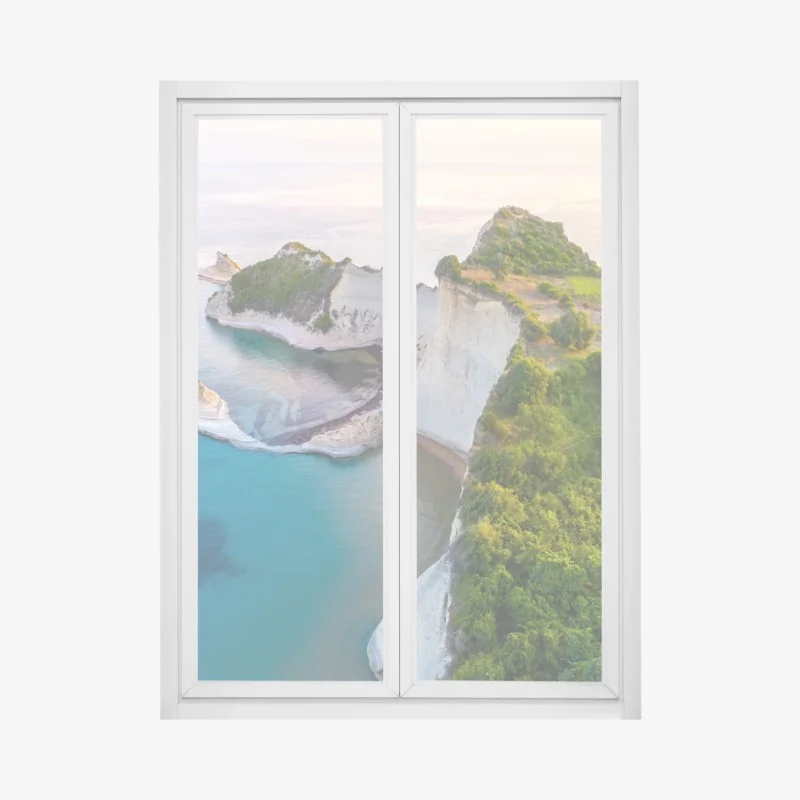 Naklejka na okno Louisville panorama o zmierzchu – Wallissimo®