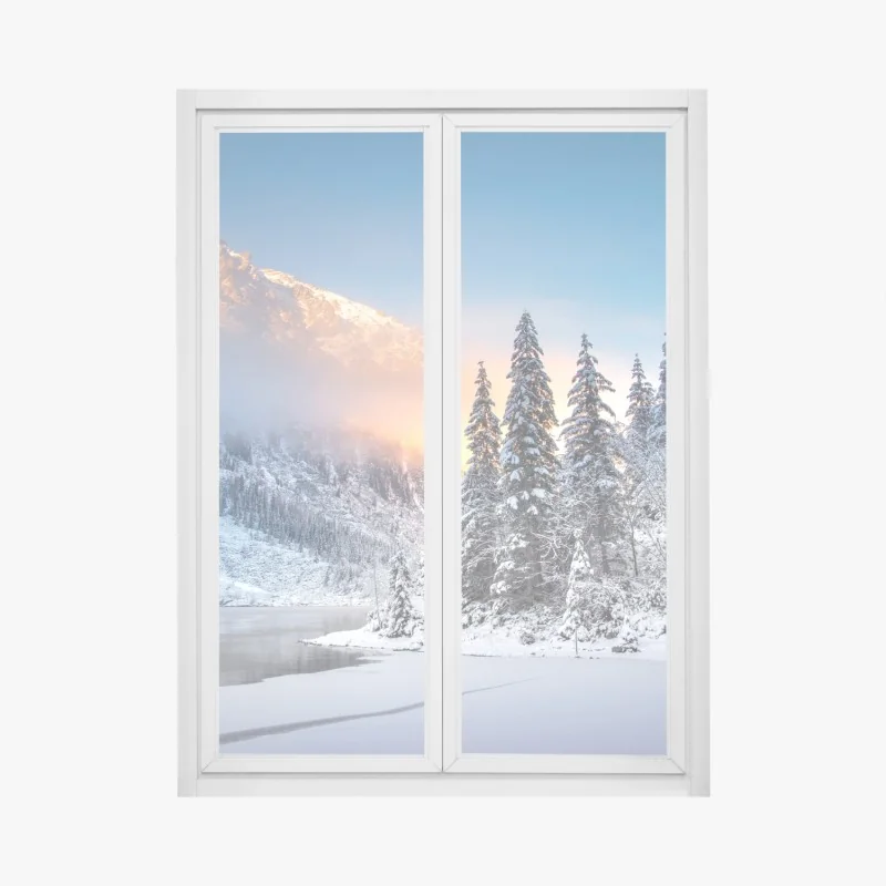 Naklejka na okno barwny ogród tulipanów w Keukenhof – Wallissimo®