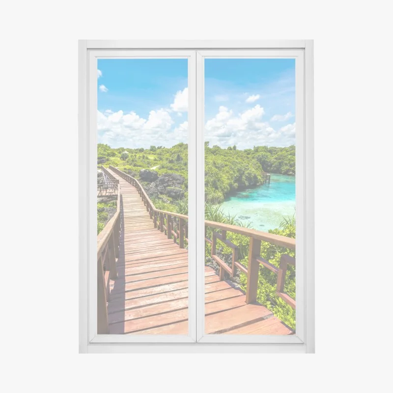 Naklejka na okno droga mleczna nocne niebo – Wallissimo®