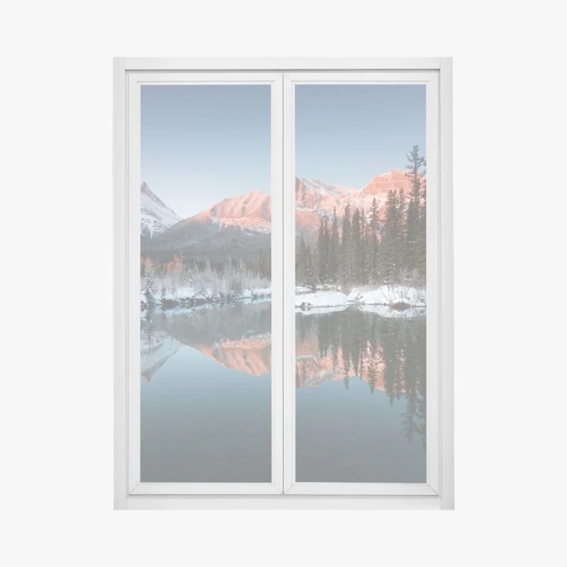 Naklejka na okno Antelope Canyon wirujące piaskowcowe formy – Wallissimo®