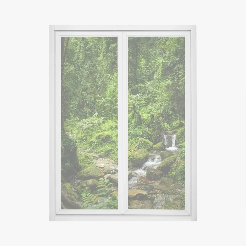 Naklejka na okno Perth panorama miasta o zachodzie słońca – Wallissimo®