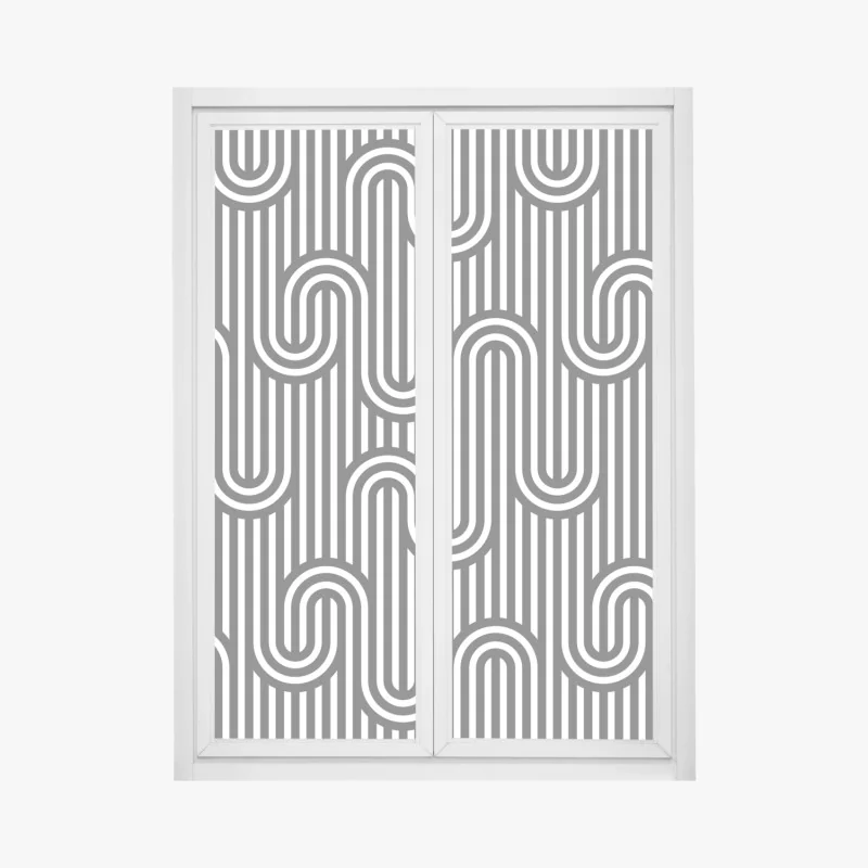 Naklejka na okno słoneczny zielony las wiosną – Wallissimo®