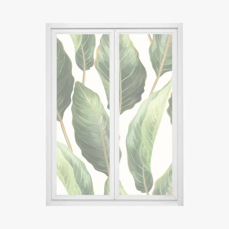 Naklejka na okno uliczka o zachodzie słońca w Toskanii – Wallissimo®